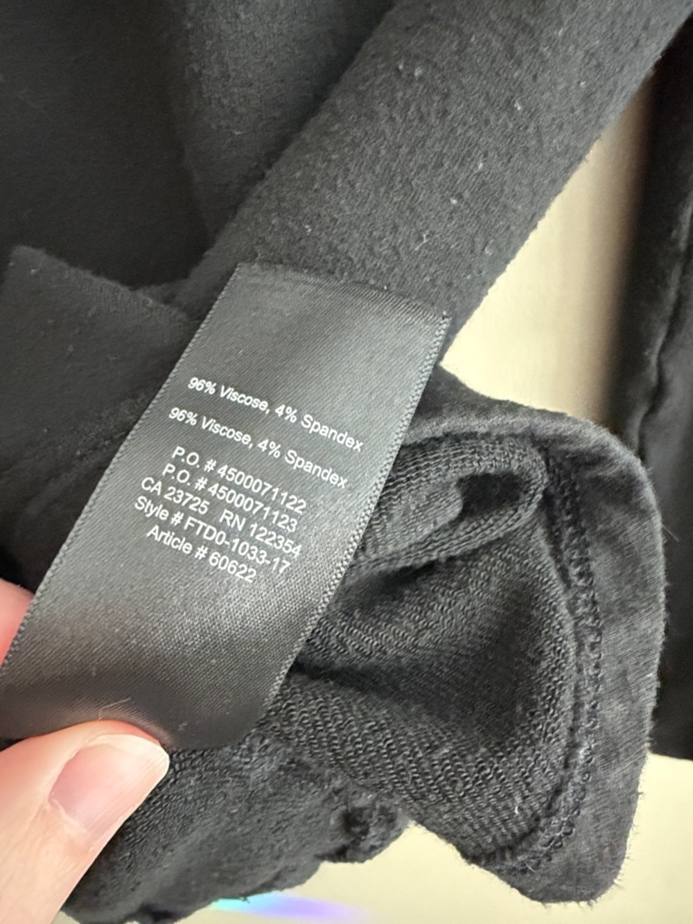 Babaton Black Crewneck Pullover size small free w/ bundle purchase - Picture 7 of 7